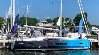 New Beneteau Oceanis 401 sailing and walk through quotFirst lookquot in Annapolis [upl. by Naveb]