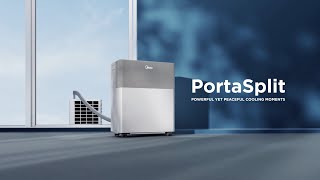 Midea PortaSplit providing you Powerful yet Peaceful Cooling Experience [upl. by Garrik899]