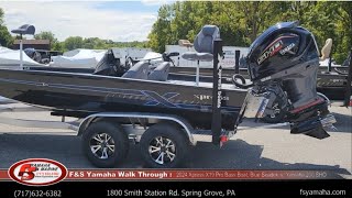 2024 Xpress X19 Pro Bass boat Blue Seadek Yamaha 200 SHO F amp S Yamaha Hanover PA [upl. by Natlus]