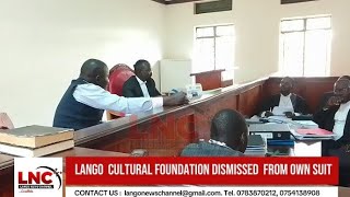 Prime Minister Ajal Lango Cultural Foundation Dismissed From Own Suit [upl. by Aura]