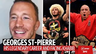 Georges StPierre on facing Khabib Nurmagomedov and his path to GOAT status [upl. by Buckler]