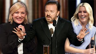 Ricky Gervais Reflects on his Golden Globe Speeches [upl. by Cyrille]