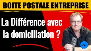 🔴▶▶ BOITE POSTALE QUELLES DIFFÉRENCE ENTRE BOITE POSTALE ET BOITE DE DOMICILIATION [upl. by Aidnyl453]