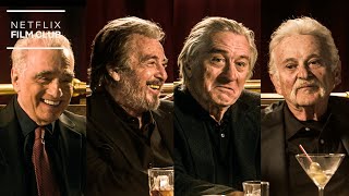 Pacino De Niro amp Pesci Discuss Their Acting Methods in Scorsese’s The Irishman  Netflix [upl. by Seadon]