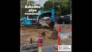 Asbestos pipe removal [upl. by Stockwell]