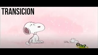 Snoopy y sus amigos  Copos de nieve transición [upl. by Anilave]