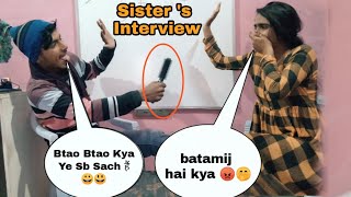 Sisters Funny Interview🤣  Gone Funny  Ankush The Vlogs [upl. by Aida]