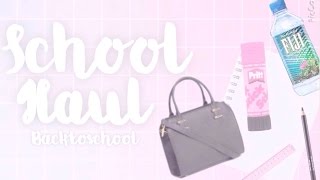 ♡Back To School Haul 2015  Floral Princess♡ [upl. by Helbonnas555]