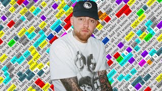 Mac Miller Ladders  Rhyme Scheme Highlighted [upl. by Macdermot]