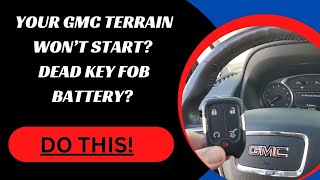 How to Start a 2024 GMC Terrain with a Dead Key Fob Battery GMCTerrainkeyfob deadkeyfobGMCTerrain [upl. by Ringo]