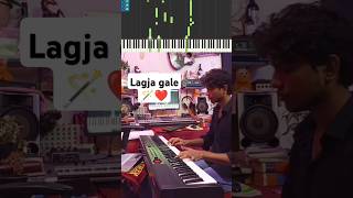 Lagja Gale piano cover shorts piano guitar music [upl. by Kaja]