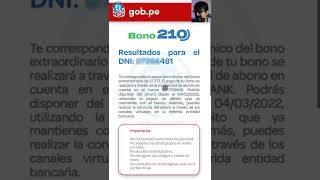 BONO 210 INTERBANK Ya salio cronograma de pago para los que tienen cuenta INTERBANK  CASO PRACTICO [upl. by Coady982]