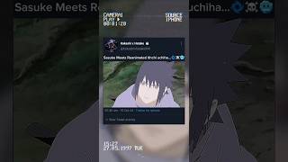 Sasuke meets Reanimated Ithchi uchiha🌀☠️🥶anime animation ytshorts narutoshippuden [upl. by Meilen]