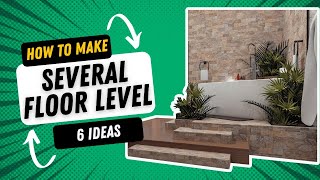 How to make a floor with several levels with Planner 5D Choose from 6 options [upl. by Manon]