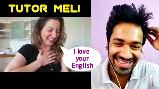 Cambly Tutor Meli cannot stop laughing on CAMBLY CONVERSATION  ICONIC INDRA [upl. by Nnylyram]