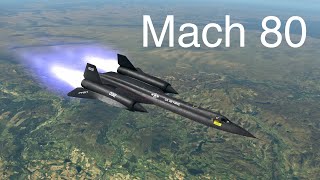 Breaking The Plane SPEED Record  SR71 Blackbird With Rocket Engines [upl. by Colburn]