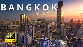 Bangkok Thailand 🇹🇭 in 4K ULTRA HD 60FPS by Drone [upl. by Hamilton]