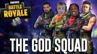 Squads with Ninja Drake Travis Scott and JuJu  Fortnite Battle Royale Gameplay [upl. by Annetta]