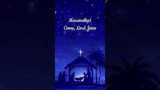 Maranatha Come Lord Jesus  Advent Hymn [upl. by Ffoeg]