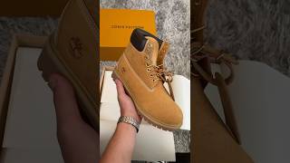 Unboxing timberlands x Louis Vuitton boots Review [upl. by Ecenaj]