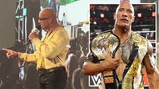 Cody Rhodes Fan Tries To Roast The Rock At WWE World WrestleMania 40 Weekend [upl. by Lindgren]