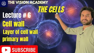 Chapter 4  Cell  Cell wall  11th Class Biology  Vision academy [upl. by Htebazil]