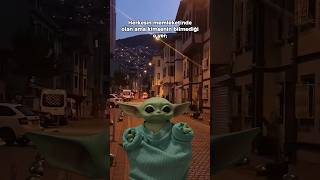 Baby Yoda kimsenin bilmediği o yer 🤔  Baby Yoda babyyoda [upl. by Powe]