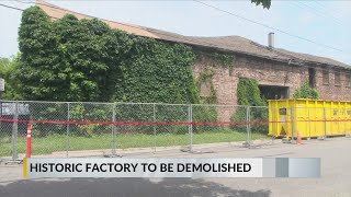 Historic Brockport building demolished after severe storm damage [upl. by Caprice]