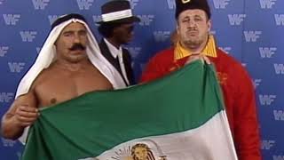 The Iron Sheik amp Nikolai Volkoff With Slick  Interview With Mean Gene [upl. by Akihsan]