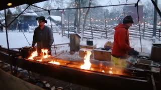 Sweden Stockholm SkansenThe Christmas market 03122023 [upl. by Ahsats758]