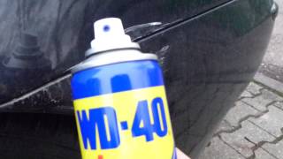 Kratzer am Auto mit WD40 entfernen [upl. by Marra]