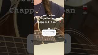 Short cover of Red Wine Supernova by Chappell drop song requests cuz idk lol 🙏 trending cover [upl. by Bordiuk385]