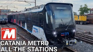 4K 🇮🇹 Catania Metro  All The Stations  from STESICORO to NESIMA 2023 [upl. by Airotnes]