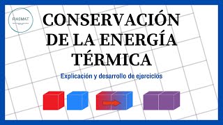 Equilibrio Térmico  Conservación de la energía Térmica  Ejercicios resueltos [upl. by Yhotmit203]