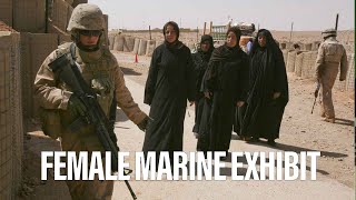 New museum exhibit highlights female Marine teams [upl. by Ynaffi]