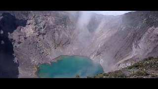 Irazú Volcano from Drone Costa Rica [upl. by Dnartreb]