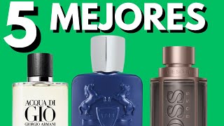 Los 5 MEJORES PERFUMES de hombre en climas INTENSOS [upl. by Tidwell]