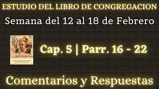 ESTUDIO DE LIBRO DE CONGREGACIÓN ✅ SEMANA DEL 12 AL 18 DE FEBRERO [upl. by Yras515]