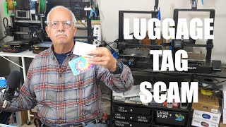 Luggage Tag SCAM Watch Out [upl. by Laohcin]