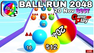 Ball Run 2048 Best Gameplay 20N shortsfeed live shortslive subwaysurfers [upl. by Ettesil]