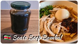 🇸🇷 Saoto soep sambal ketjap receptHot soy sauce [upl. by Ytirehc]