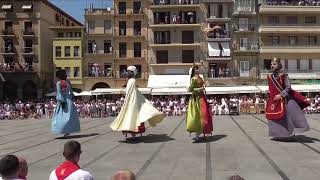 Gaiteros de Estella Despedida de los gigantes de Estella 2024 Vals Miranda de Arga [upl. by Won]