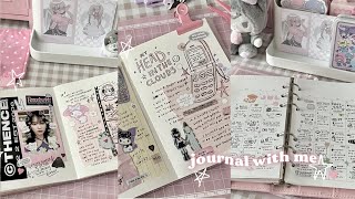 journal with me for a week ☆ doodles and scrapbook real time no music [upl. by Audri]