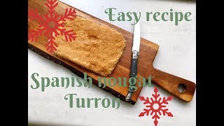 How to make a very easy version of Turrón de Jijona  turrón blando  Spanish nougat [upl. by Belloir]