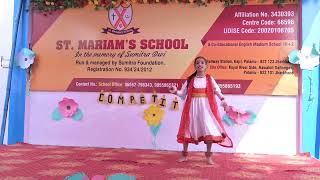 Mere dholna song  Dance performance  St Mariams Student [upl. by Johnna63]