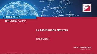 PowerFactory – LV Distribution Network – Base Model [upl. by Debarath]