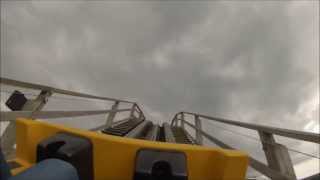 GoPro 3 Hero Colossos  Rollercoaster Heide Park bei Soltau 2013 Deutschland Nr01 [upl. by Llezo]