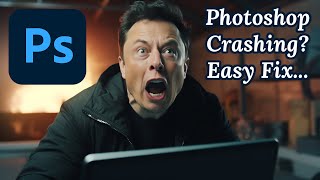 Photoshop Crashing and Freezing Easy Fix Full Tutorial [upl. by Rolfe]