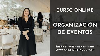 CURSO ONLINE DE ORGANIZACIÓN DE EVENTOS [upl. by Thrasher]