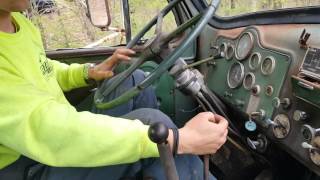 Driving a 1964 Mack B61 quad box [upl. by Lati]